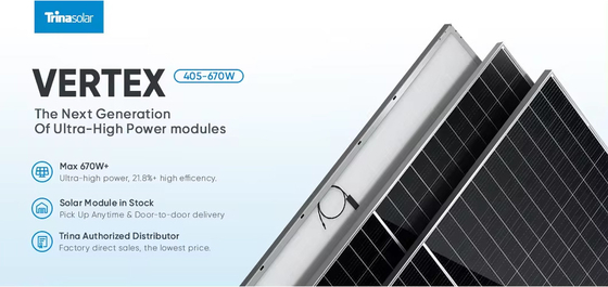 CE TUV-Zertifikat 550w 500w 450w 600w 670w 1000w Solarzellen für Elektrizität im Haushalt