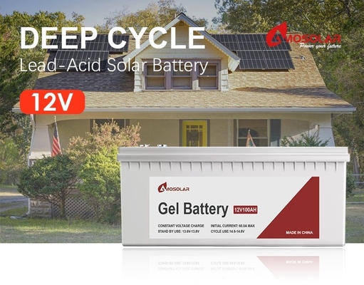 Amosolar Hochkapazitätsbatterie 12V 24V 100Ah 200Ah für Solarstrom