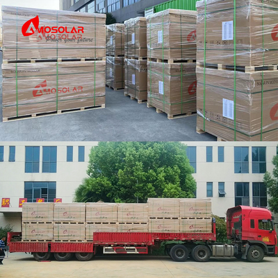 Amosolar Halbschnitt 144 Zellen 565w 570w 575w 580w 585w 590w Rahmen Anodisierte Aluminiumlegierung 30