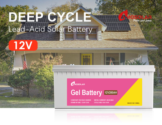12v 100ah 150ah 200ah 250ah Tiefkreislauf Solargel Batterie Zuverlässige Energiespeicherung