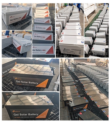 12v 100ah 150ah 200ah 250ah Tiefkreislauf Solargel Batterie Zuverlässige Energiespeicherung