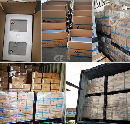 Amosolar 12V/24V/36V/48V 100Ah 150Ah 200Ah Blei-Säure-Batterien mit 1C-Ladungsverhältnis