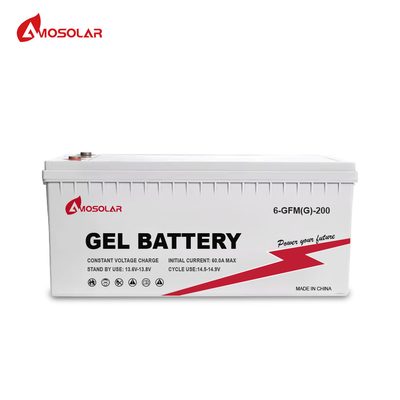 Amosolar Gel Solar-Speicherbatterie 12V 150Ah 200Ah für die Speicherung bei Raumtemperatur