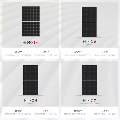 Longi Hi-MO6 435w 440w 445w Monofacial PV Module 182mmx182mm für das PV-Solarsystem für Zuhause