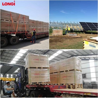 Solarzelle Anodisierte Aluminiumlegierungsrahmen Solarpanel für Solarstation und Zuhause