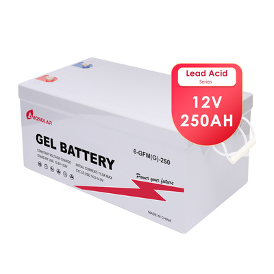 Amosolar EU Stock GEL Bleibatterie 12V 100Ah 200Ah 250Ah 300Ah für Elektroautos