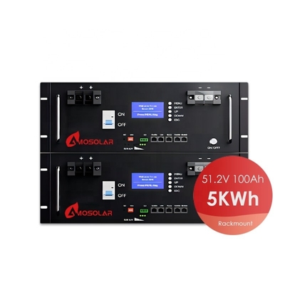Lifepo4 48V Hybrid Solarumrichter mit 51.2V 100ah 200ah Power Rack montierte Batterie