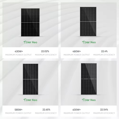 TOPCON Jinko Bifacial Solar Panel 575Watt 585Watt 590Watt Monokristallines Kabel 4,0 mm2