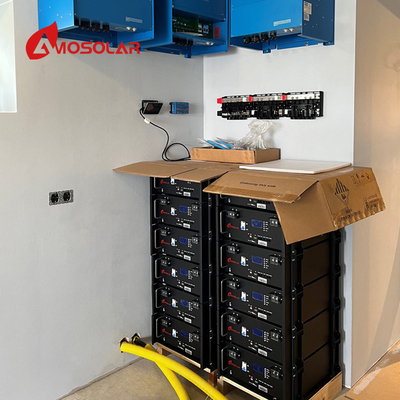 Amosolar 48V 51.2V 100AH 200AH Lithium-Ionen-Batterie mit Rack