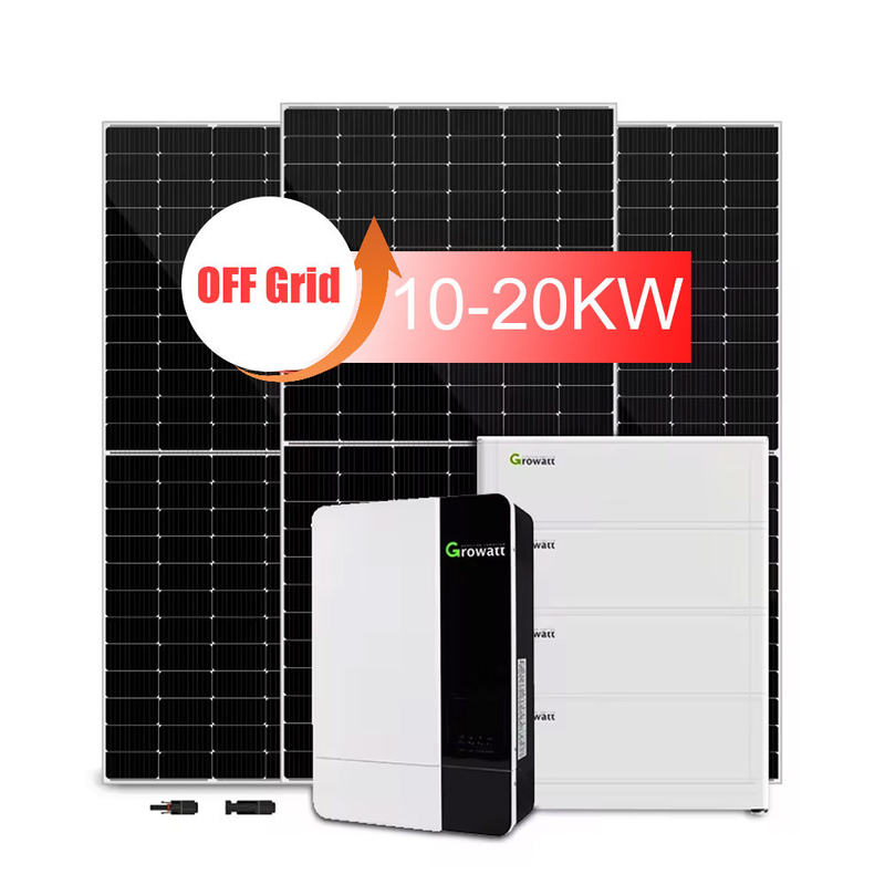 10kW/20kW Off-Grid-Solarstromsystem mit Blei-Säure-Batterie und Monokristallinen Panel