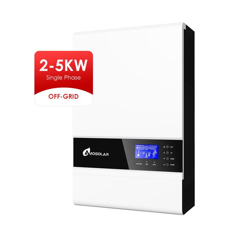Amsolar 3KW 5KW 8KW 10KW Off-Grid-Solarumrichter mit MPPT-Spannungsbereich von 60-115Vdc