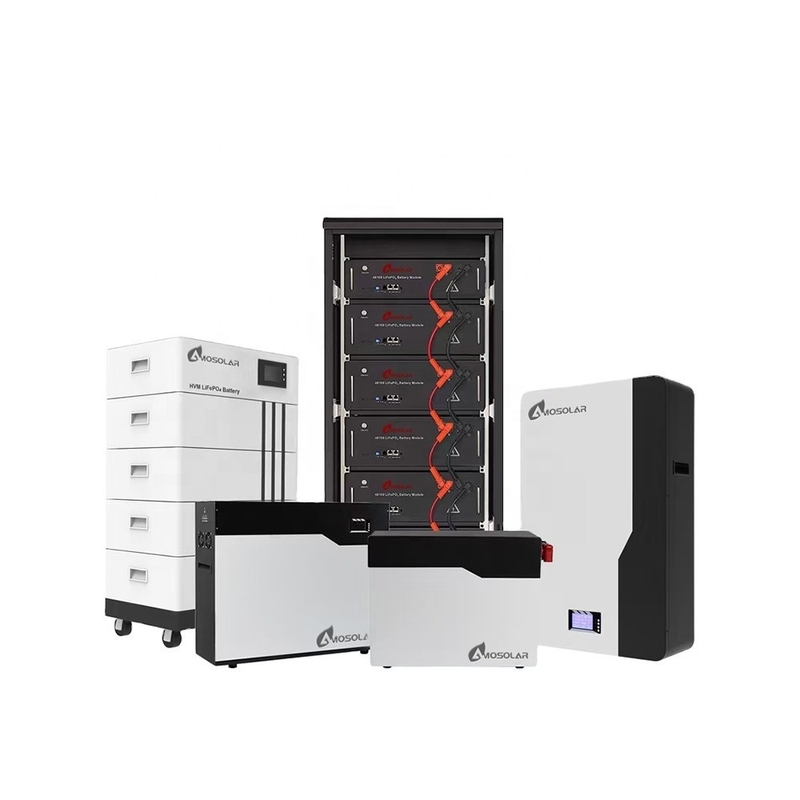 Amosolar 24v 48v 100ah 200ah 5kwh 10kwh 20kwh Lifepo4 Batterie zur Sicherung der Solarenergie