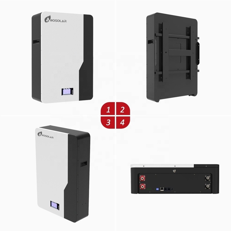 Amosolar 48V/51.2V 100ah 200ah 5kwh 10kwh 2.5kwh Lithium-Ionen-Batterie für die Solarspeicherung