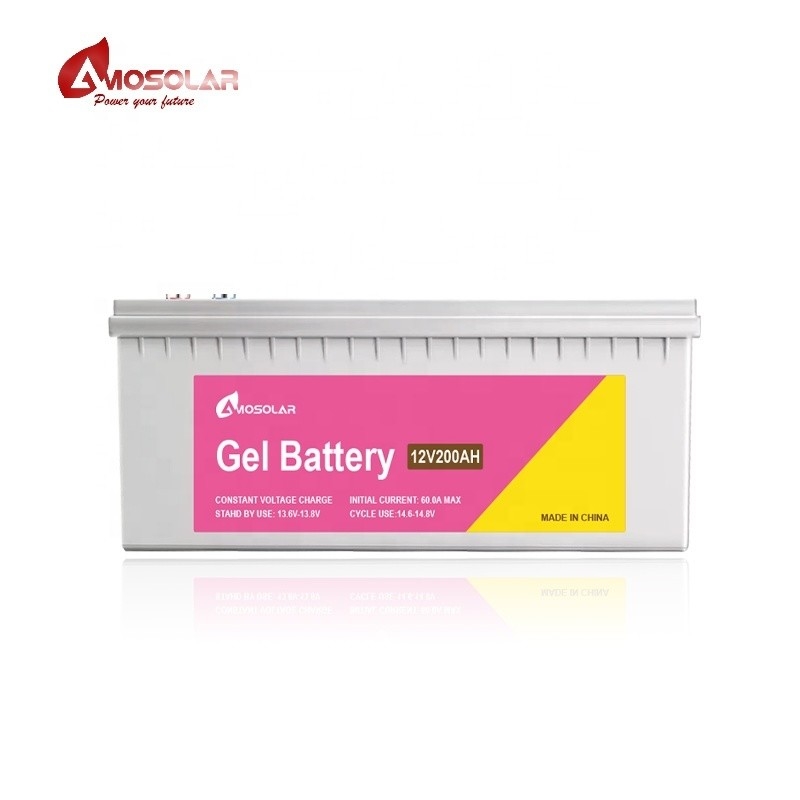 12V 48v 50Ah 100Ah 150Ah 200Ah 250Ah Gelbatterie für Solarspeichersysteme