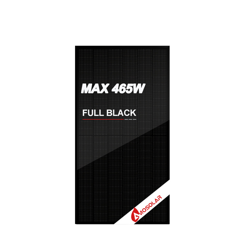 Schwarze Rückseite Mono All Black 144 Zellen 440w 450w 460w 465w Solaranlagen mit TUV CE