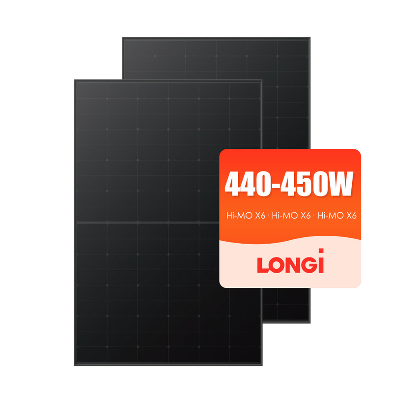 IP68-Qualifizierte Knotenbox Longi N-Typ LR5-72HPH 450w 600w Mono-Solarpanel für das Sonnensystem