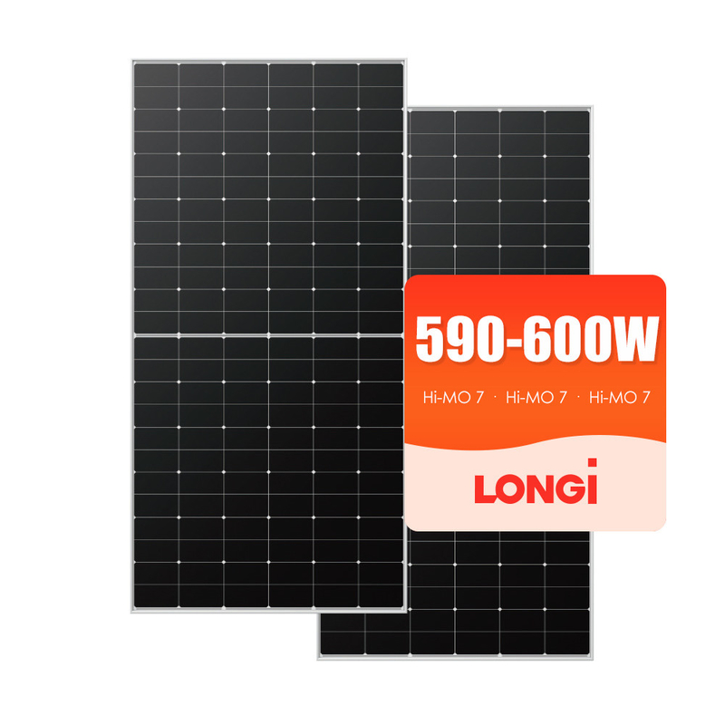 Longi 585W 570W Solar-Panel-Stromgenerator Alle schwarzen Panels für das Solarsystem