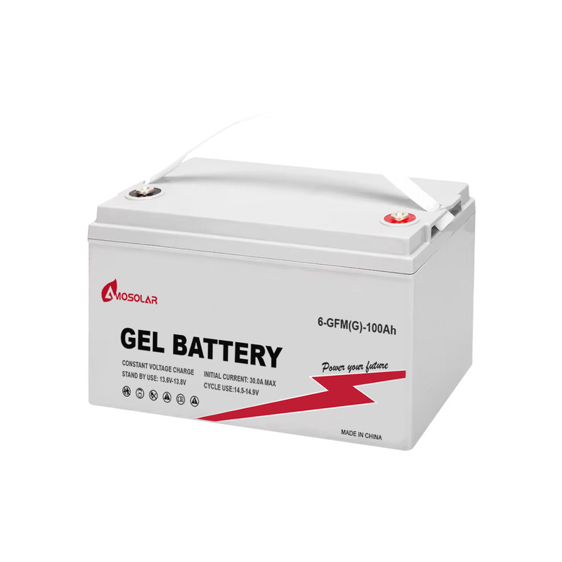 Amosolar Gel Batterie 12V 100Ah 150Ah 200Ah 300Ah Tiefen Zyklus für Solarbatteriespeichersystem