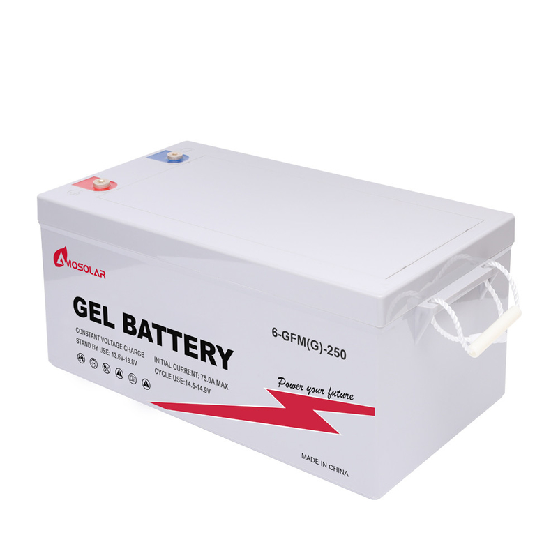 Amosolar Deep Cycle Gel Solarbatterie 12V100AH für Energiespeichersysteme